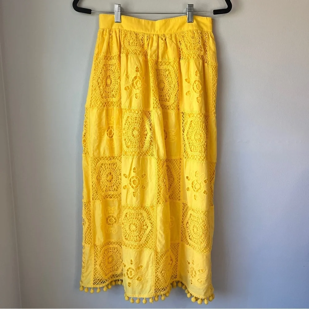 Hunter Bell Yellow Crocheted Two-Piece Set - Picture 10 of 14